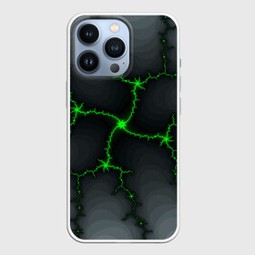Чехол для iPhone 13 Pro с принтом ABSTRACT LED ,  |  | Тематика изображения на принте: abstract | abstraction | color | fractal | geometry | paitnt | polygon | polygonal | psy | абстракция | геометрия | краски | неоновые | полигоны | психоделика | фрактал