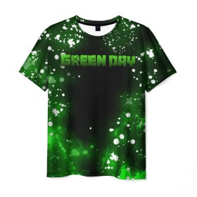 Мужская футболка 3D с принтом GreenDay , 100% полиэфир | прямой крой, круглый вырез горловины, длина до линии бедер | . | billie joe armstrong | greenday | rock | альтернативный | билли джо армстронг | гриндей | зеленый день | майк дёрнт | музыка | панк рок | поп панк | рок | тре кул