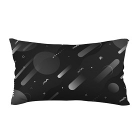 Подушка 3D антистресс с принтом Падение комет в космосе , наволочка — 100% полиэстер, наполнитель — вспененный полистирол | состоит из подушки и наволочки на молнии | 