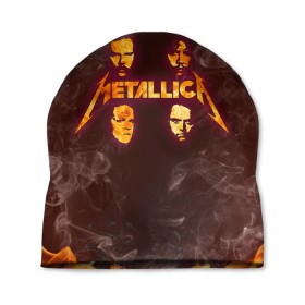Шапка 3D с принтом Metallica , 100% полиэстер | универсальный размер, печать по всей поверхности изделия | james alan hetfield | джеймс хетфилд | кирк хэмметт | ларс ульрих | металлика | музыка | роберт трухильо | трэш метал | хеви метал