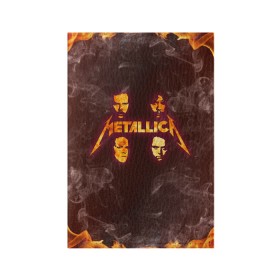 Обложка для паспорта матовая кожа с принтом Metallica , натуральная матовая кожа | размер 19,3 х 13,7 см; прозрачные пластиковые крепления | james alan hetfield | джеймс хетфилд | кирк хэмметт | ларс ульрих | металлика | музыка | роберт трухильо | трэш метал | хеви метал