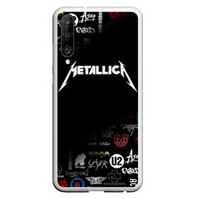 Чехол для Honor P30 с принтом Metallica , Силикон | Область печати: задняя сторона чехла, без боковых панелей | james alan hetfield | джеймс хетфилд | кирк хэмметт | ларс ульрих | металлика | музыка | роберт трухильо | трэш метал | хеви метал