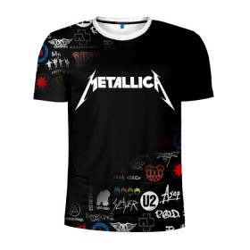 Мужская футболка 3D спортивная с принтом Metallica , 100% полиэстер с улучшенными характеристиками | приталенный силуэт, круглая горловина, широкие плечи, сужается к линии бедра | Тематика изображения на принте: james alan hetfield | джеймс хетфилд | кирк хэмметт | ларс ульрих | металлика | музыка | роберт трухильо | трэш метал | хеви метал