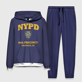 Мужской костюм 3D (с толстовкой) с принтом Бруклин 9 9 департамент NYPD ,  |  | 99 | brooklyn 99 | police | бруклин | бруклин 9 9 | девять девять | департамент | джейк | джеффордс | значок | логотип | нью йорк | перальта | сериал | терри | чарльз бойл