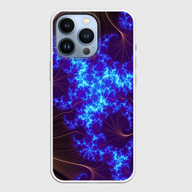 Чехол для iPhone 13 Pro с принтом FRACTAL STORM ,  |  | abstract | abstraction | color | fractal | geometry | paitnt | polygon | polygonal | psy | абстракция | геометрия | краски | неоновые | полигоны | психоделика | фрактал