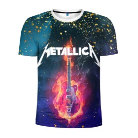 Мужская футболка 3D спортивная с принтом Metallica(+спина) , 100% полиэстер с улучшенными характеристиками | приталенный силуэт, круглая горловина, широкие плечи, сужается к линии бедра | james alan hetfield | rock | джеймс хетфилд | кирк хэмметт | ларс ульрих | металлика | музыка | роберт трухильо | рок | трэш метал | хеви метал