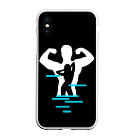 Чехол для iPhone XS Max матовый с принтом титан , Силикон | Область печати: задняя сторона чехла, без боковых панелей | crossfit | sport | бодибилдинг | зал | мужчина | мускулы | мышцы | сила | спорт | фитнес