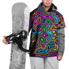 Накидка на куртку 3D с принтом Психоделика , 100% полиэстер |  | Тематика изображения на принте: acid | hyper | neon | абстракция | дискотека | кислота | кислотная футболка | кислотный | клуб | клубная | неон | неоновый свет | ночной | растаман | трип | хайп | хайпер | яркий