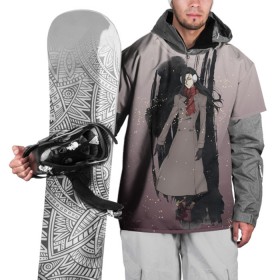 Накидка на куртку 3D с принтом Мори Огай , 100% полиэстер |  | Тематика изображения на принте: bungou stray dogs | аниме | мори огай | мори огай великий из бродячих псов