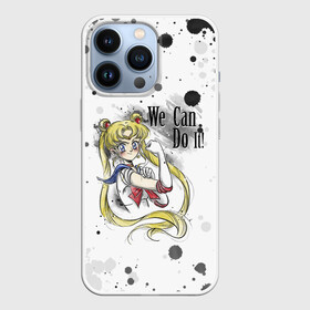 Чехол для iPhone 13 Pro с принтом Sailor Moon. We can do it ,  |  | Тематика изображения на принте: ami | girl | mizuno | moon | sailor | tsukino | usagi | ами | банни | волшебница | девушка | малышка | махо сёдзё | мидзуно | минако | мун | рэй | сейлор | усаги | хино | цукино | чибиуса