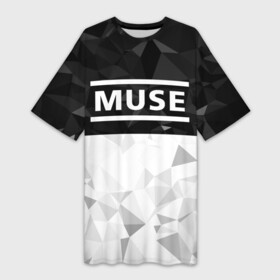 Платье-футболка 3D с принтом Muse ,  |  | muse | rock | альтернативный рок | доминик ховард | крис уолстенхолм | музыка | мэттью беллами | прогрессивный рок | рок | симфонический рок | спейс рок