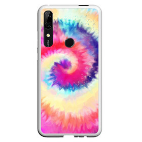 Чехол для Honor P Smart Z с принтом Tie Dye vortex , Силикон | Область печати: задняя сторона чехла, без боковых панелей | art | hype | maelstrom | swirl | tie dye | trend | vortex | акварель | акрил | арт | буйство | вихрь | дизайн | завихрение | краски | красок | тай дай | торнадо | тренд | трендовая | хайповая