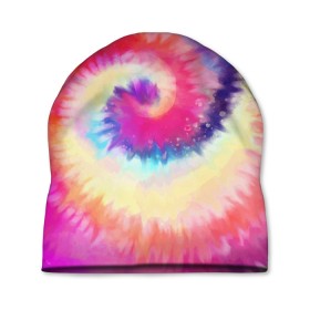 Шапка 3D с принтом Tie Dye vortex , 100% полиэстер | универсальный размер, печать по всей поверхности изделия | art | hype | maelstrom | swirl | tie dye | trend | vortex | акварель | акрил | арт | буйство | вихрь | дизайн | завихрение | краски | красок | тай дай | торнадо | тренд | трендовая | хайповая