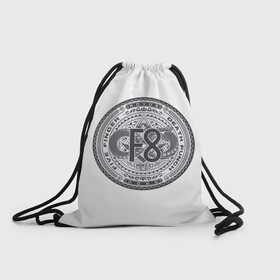 Рюкзак-мешок 3D с принтом FFDP F8 , 100% полиэстер | плотность ткани — 200 г/м2, размер — 35 х 45 см; лямки — толстые шнурки, застежка на шнуровке, без карманов и подкладки | death | finger | five | logo | ouroboros | punch | rock | snake | змея | лого | рок | уроборос