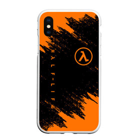 Чехол для iPhone XS Max матовый с принтом HALF-LIFE , Силикон | Область печати: задняя сторона чехла, без боковых панелей | aperture laboratories | black mesa | gordon freeman | half life | half life 3 | valve | блэк меса | вэлв | гордон фриман | халф лайф