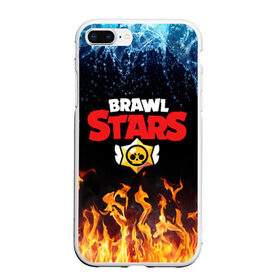 Чехол для iPhone 7Plus/8 Plus матовый с принтом BRAWL STARS , Силикон | Область печати: задняя сторона чехла, без боковых панелей | 8 bit | 8 бит | bibi | brawl stars | crow | el brown | leon | leon shark | max | mr.p | sally leon | shark | stars | virus | werewolf | акула | биби | вирус | ворон | леон | оборотень | пингвин