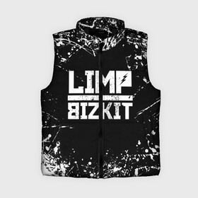 Женский жилет утепленный 3D с принтом Limp Bizkit ,  |  | bizkit | limp | limp bizkit | music | rock | бизкиты | лимп бизкит | лимпы | липкие письки | музыка | рок