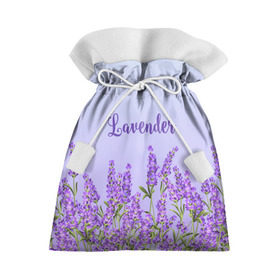Подарочный 3D мешок с принтом Lavander , 100% полиэстер | Размер: 29*39 см | Тематика изображения на принте: 8 марта | lavanda | лаванда | праздник | цветы