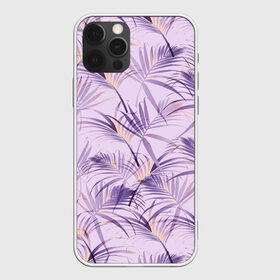 Чехол для iPhone 12 Pro Max с принтом Листья , Силикон |  | girl | woman | девушкам | девушки | листья | подарок | тропические цветы | цветы