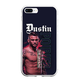 Чехол для iPhone 7Plus/8 Plus матовый с принтом Dustin Poirier , Силикон | Область печати: задняя сторона чехла, без боковых панелей | diamond | diamond poirier | dustin poirier | mma | poirier | ssru | ufc | дастин порье | мма | порье