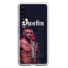 Чехол для Honor 20 с принтом Dustin Poirier , Силикон | Область печати: задняя сторона чехла, без боковых панелей | Тематика изображения на принте: diamond | diamond poirier | dustin poirier | mma | poirier | ssru | ufc | дастин порье | мма | порье