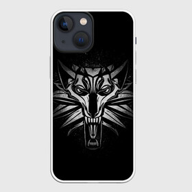 Чехол для iPhone 13 mini с принтом ВЕДЬМАК ,  |  | geralt | the witcher | the witcher wild hunt | witcher | wolf | ведьмак | ведьмак 3 | волк | геральт | охотник