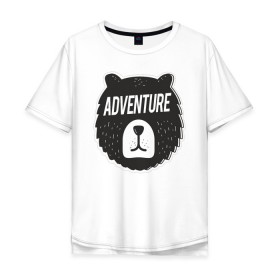 Мужская футболка хлопок Oversize с принтом Bear Adventure , 100% хлопок | свободный крой, круглый ворот, “спинка” длиннее передней части | adventure | altai | altay | animal | bear | follow | forest | hipster | insta | noize | siberia | sibir | style | trip | алтай | лес | медведь | михалыч | миша | поездка | приключение | путешествие | сибирь | хипстер