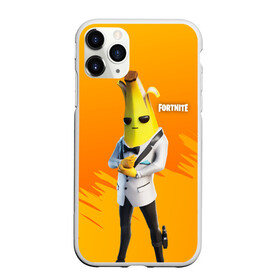 Чехол для iPhone 11 Pro Max матовый с принтом Agent Peely Агент Пили , Силикон |  | 2 глава | 2 сезон | banana | fortnite | ghost | loading screen | peely | top secret | агент | банан | банановый | пили | призрак | секретный | совершенно секретно | тень | фортнайт