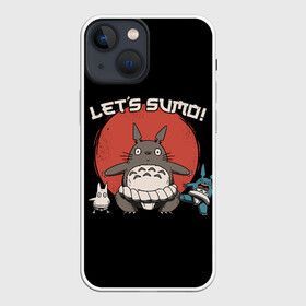 Чехол для iPhone 13 mini с принтом TOTORO ,  |  | anime | ghibli | japan | manga | totoro | аниме | манга | миядзаки | мой сосед | тоторо | япония