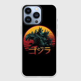 Чехол для iPhone 13 Pro с принтом GODZILLA | ГОДЗИЛЛА (Z) ,  |  | comic con | godzilla | gojira | logo | годзилла | знаки | иероглифы | лого | монстр | фильм | чудовище