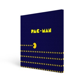 Холст квадратный с принтом PAC-MAN , 100% ПВХ |  | 1980 | game | ghostbusters | pac man | игра | монстры | охотники за привидениями | пэкмен | уровень | ход
