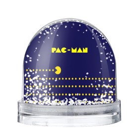 Снежный шар с принтом PAC-MAN , Пластик | Изображение внутри шара печатается на глянцевой фотобумаге с двух сторон | 1980 | game | ghostbusters | pac man | игра | монстры | охотники за привидениями | пэкмен | уровень | ход