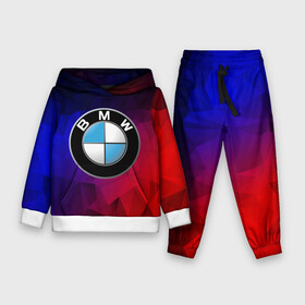 Детский костюм 3D (с толстовкой) с принтом BMW NEON ,  |  | bmw | bmw motorsport | bmw performance | carbon | m | motorsport | performance | sport | бмв | карбон | моторспорт | спорт