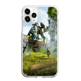 Чехол для iPhone 11 Pro матовый с принтом HORIZON ZERO DAWN 2020 , Силикон |  | aloy | antasy girl | art | artwork | digital art | fantasy | horizon | horizon: zero dawn | landscape | tallneck | warrior fantasy | weapon | zero dawn