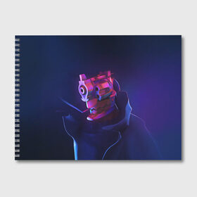 Альбом для рисования с принтом Дзюдо Инуи , 100% бумага
 | матовая бумага, плотность 200 мг. | no guns life | виктор | джузо | дзюдо инуи | жизнь без оружия | карен | карэн | мари | оливия | пеппер | седьмой | юзо инуи