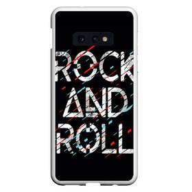 Чехол для Samsung S10E с принтом Rock And Roll , Силикон | Область печати: задняя сторона чехла, без боковых панелей | модный | музыка | надписи | надпись | песня | рок н ролл | символы | сообщение | танец | текст | фраза | цитаты | черный