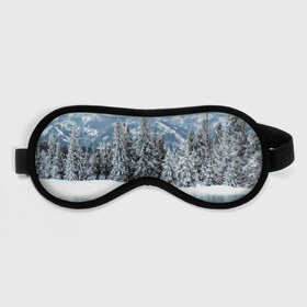 Маска для сна 3D с принтом Зимний лес , внешний слой — 100% полиэфир, внутренний слой — 100% хлопок, между ними — поролон |  | Тематика изображения на принте: winter | белый | деревья | ели | ель | заснеженный | зима | зимний | искусство | лес | природа | снег | снежная | текстура | текстуры | шторм