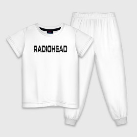 Детская пижама хлопок с принтом Radiohead , 100% хлопок |  брюки и футболка прямого кроя, без карманов, на брюках мягкая резинка на поясе и по низу штанин
 | radiohead | thomas edward yorke | альтернативный рок | арт рок | джонни гринвуд | инди рок | колин гринвуд | том йорк | фил селуэй | эд о’брайен | экспериментальный рок | электронная музыка