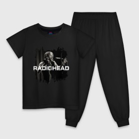 Детская пижама хлопок с принтом Radiohead , 100% хлопок |  брюки и футболка прямого кроя, без карманов, на брюках мягкая резинка на поясе и по низу штанин
 | radiohead | thomas edward yorke | альтернативный рок | арт рок | джонни гринвуд | инди рок | колин гринвуд | том йорк | фил селуэй | эд о’брайен | экспериментальный рок | электронная музыка