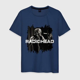 Мужская футболка хлопок с принтом Radiohead , 100% хлопок | прямой крой, круглый вырез горловины, длина до линии бедер, слегка спущенное плечо. | radiohead | thomas edward yorke | альтернативный рок | арт рок | джонни гринвуд | инди рок | колин гринвуд | том йорк | фил селуэй | эд о’брайен | экспериментальный рок | электронная музыка