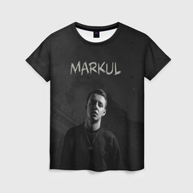 Женская футболка 3D с принтом MARKUL , 100% полиэфир ( синтетическое хлопкоподобное полотно) | прямой крой, круглый вырез горловины, длина до линии бедер | depression | gang | great | green | markul | park | маркул