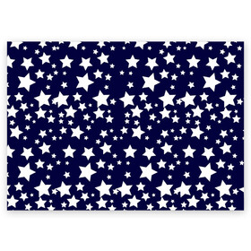 Поздравительная открытка с принтом ЗВЕЗДОЧКИ , 100% бумага | плотность бумаги 280 г/м2, матовая, на обратной стороне линовка и место для марки
 | doodling | night | pattern | space | stars | textures | tiles | дудлинг | коллаж
звезды | космос | небо | ночь | паттерны | синева | тайлы | текстуры | фон