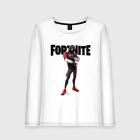 Женский лонгслив хлопок с принтом FORTNITE IKONIK , 100% хлопок |  | fortnite | fortnite 2 | fortnite x | ikonik | marshmello | ninja | ninja streamer | иконик | маршмелло | ниндзя | фортнайт | фортнайт 2 | фортнайт глава 2