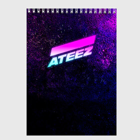 Скетчбук с принтом ATEEZ neon , 100% бумага
 | 48 листов, плотность листов — 100 г/м2, плотность картонной обложки — 250 г/м2. Листы скреплены сверху удобной пружинной спиралью | a teez | a to z | a too z | ateez | hongjoong | jongho | k pop | kpop | mingi | neon | neon logo | san | seonghwa | wooyoung | yeosang | yunho | айдол | к поп | ким хон джун | корея | кпоп | неон