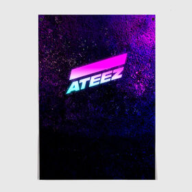 Постер с принтом ATEEZ neon , 100% бумага
 | бумага, плотность 150 мг. Матовая, но за счет высокого коэффициента гладкости имеет небольшой блеск и дает на свету блики, но в отличии от глянцевой бумаги не покрыта лаком | a teez | a to z | a too z | ateez | hongjoong | jongho | k pop | kpop | mingi | neon | neon logo | san | seonghwa | wooyoung | yeosang | yunho | айдол | к поп | ким хон джун | корея | кпоп | неон