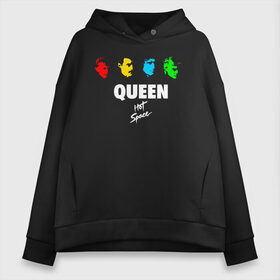 Женское худи Oversize хлопок с принтом Queen , френч-терри — 70% хлопок, 30% полиэстер. Мягкий теплый начес внутри —100% хлопок | боковые карманы, эластичные манжеты и нижняя кромка, капюшон на магнитной кнопке | freddie mercury | paul | queen | quen | богемская рапсодия | брайан мэй | глэм | группа | джон дикон | квин | королева | куин | меркури | меркьюри | музыкант | мэркури | певец | песня | поп | роджер тейлор | рок