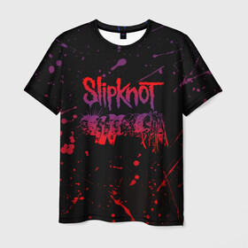 Мужская футболка 3D с принтом SLIPKNOT , 100% полиэфир | прямой крой, круглый вырез горловины, длина до линии бедер | slipknot | алессандро вентурелла | джей вайнберг | джеймс рут | кори тейлор | крэйг джонс | мик томсон | петля | сид уилсон | скользящий узел | слипкнот | удавка | шон крэхан