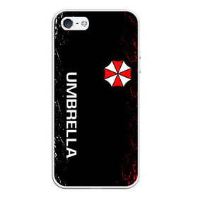 Чехол для iPhone 5/5S матовый с принтом RESIDENT EVIL UMBRELLA , Силикон | Область печати: задняя сторона чехла, без боковых панелей | ada wong | biohazard | leon | nemesis | project resistance | raccoon city | re | re3 | resident evil | resident evil 3 | rpd | stars | umbrella | ада вонг | амбрелла | немезис | ужасы