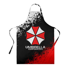 Фартук 3D с принтом RESIDENT EVIL UMBRELLA | РЕЗИДЕНТ ЕВИЛ (Z) , 100% полиэстер | общий размер — 65 х 85 см, ширина нагрудника — 26 см, горловина — 53 см, длина завязок — 54 см, общий обхват в поясе — 173 см. Принт на завязках и на горловине наносится с двух сторон, на основной части фартука — только с внешней стороны | ada wong | biohazard | leon | nemesis | project resistance | raccoon city | re | re3 | resident evil | resident evil 3 | rpd | stars | umbrella | ада вонг | амбрелла | немезис | ужасы