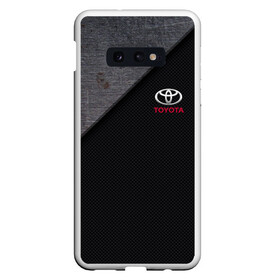 Чехол для Samsung S10E с принтом TOYOTA CARBON , Силикон | Область печати: задняя сторона чехла, без боковых панелей | Тематика изображения на принте: 2020 | alphard | auto | camry | corolla | highlander | hilux | land cruiser 200 | prado | rav4 | sport | supra | toyota | tundra | авто | автомобиль | автомобильные | альфард | бренд | камри | марка | машины | спорт | тойота